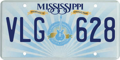 MS license plate VLG628