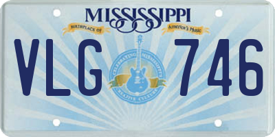 MS license plate VLG746