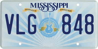 MS license plate VLG848