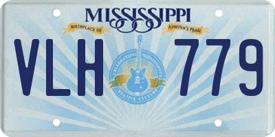 MS license plate VLH779