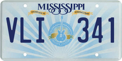 MS license plate VLI341