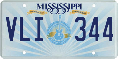 MS license plate VLI344