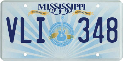 MS license plate VLI348