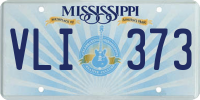 MS license plate VLI373