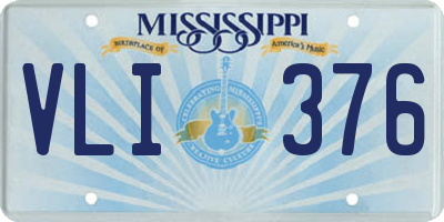 MS license plate VLI376