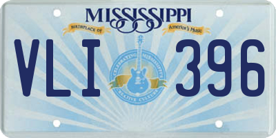 MS license plate VLI396