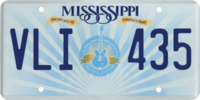 MS license plate VLI435