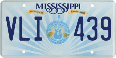MS license plate VLI439