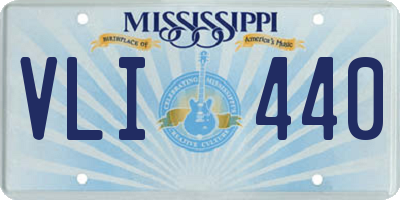 MS license plate VLI440