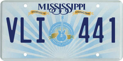 MS license plate VLI441