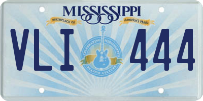 MS license plate VLI444