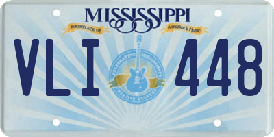 MS license plate VLI448
