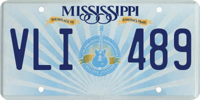MS license plate VLI489