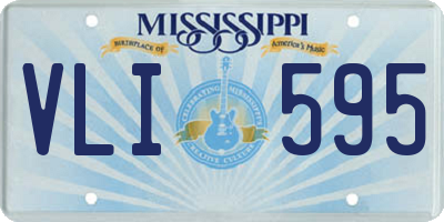 MS license plate VLI595