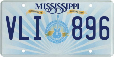 MS license plate VLI896