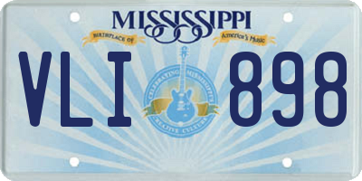 MS license plate VLI898