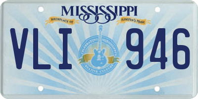 MS license plate VLI946