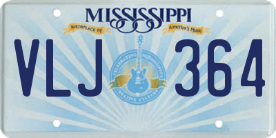 MS license plate VLJ364