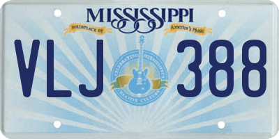MS license plate VLJ388