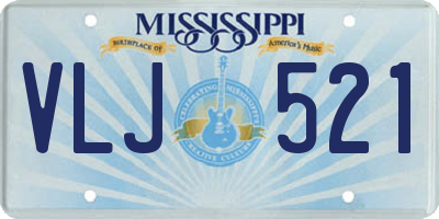 MS license plate VLJ521