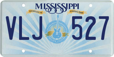 MS license plate VLJ527