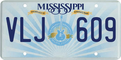 MS license plate VLJ609