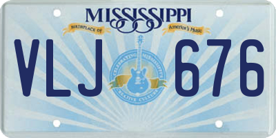 MS license plate VLJ676