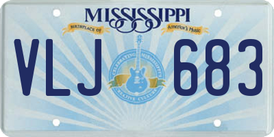 MS license plate VLJ683