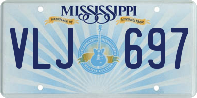 MS license plate VLJ697