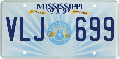 MS license plate VLJ699