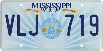 MS license plate VLJ719
