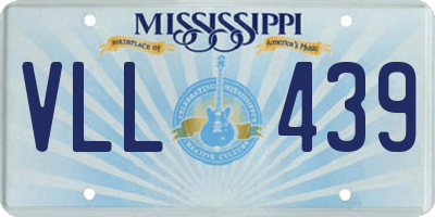 MS license plate VLL439