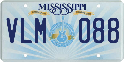 MS license plate VLM088