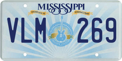 MS license plate VLM269