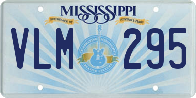 MS license plate VLM295
