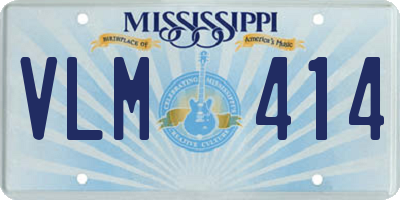 MS license plate VLM414