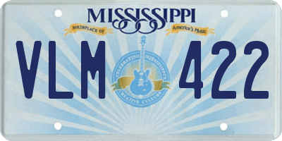 MS license plate VLM422
