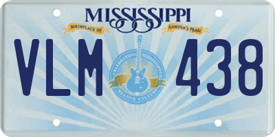 MS license plate VLM438