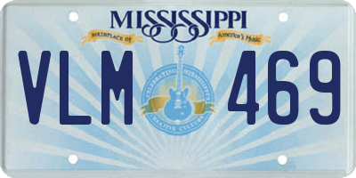 MS license plate VLM469
