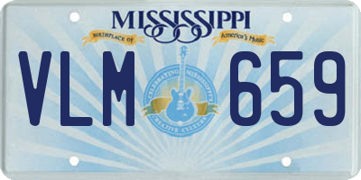 MS license plate VLM659