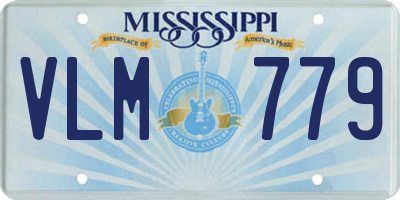 MS license plate VLM779