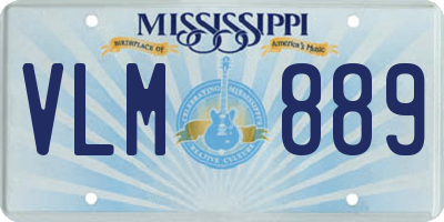 MS license plate VLM889