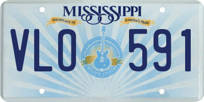 MS license plate VLO591