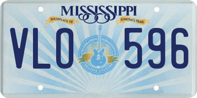 MS license plate VLO596
