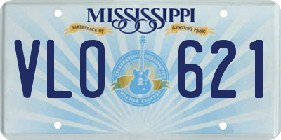 MS license plate VLO621