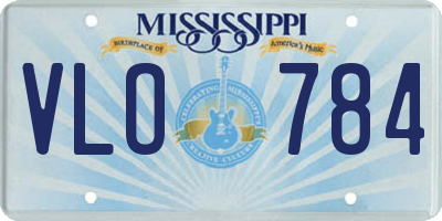 MS license plate VLO784