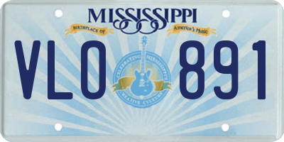 MS license plate VLO891