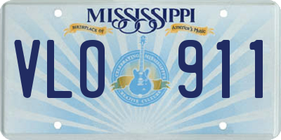 MS license plate VLO911