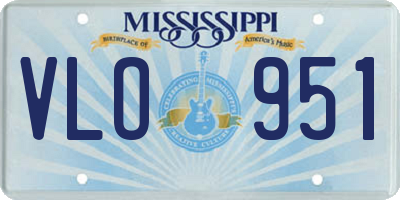 MS license plate VLO951