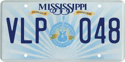 MS license plate VLP048